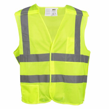 CORDOVA Breakaway Safety Vest, COR-BRITE, Type R, Class 2, FR - 4XL VB221PFR4XL